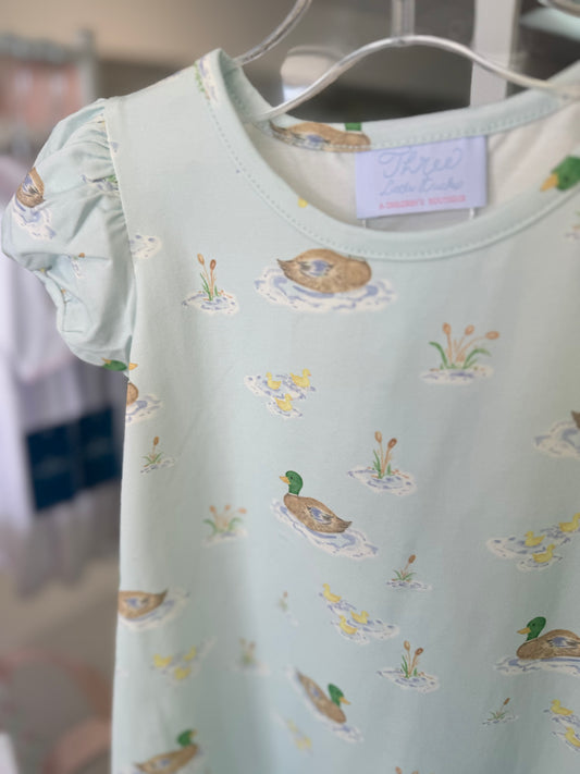 Pippa Play Dress - Ducks on the Pond