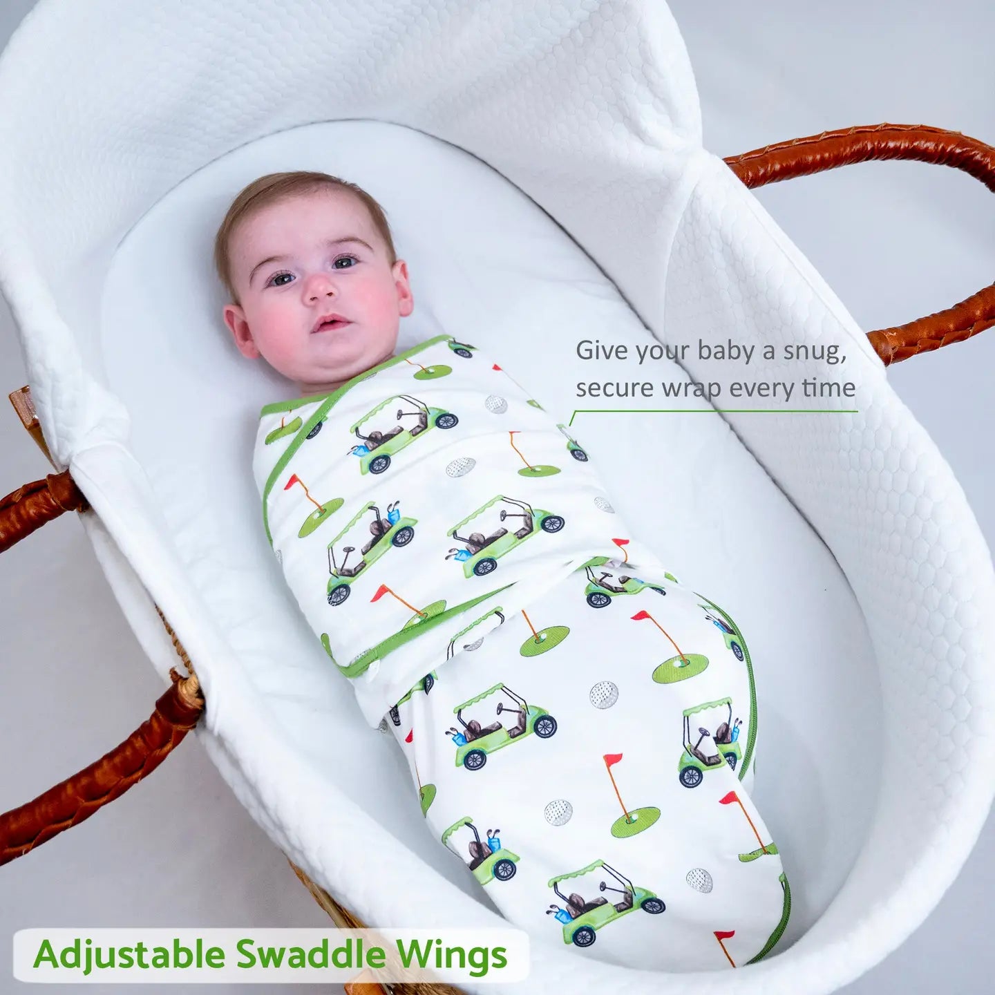 Golf A Round Velcro Swaddle