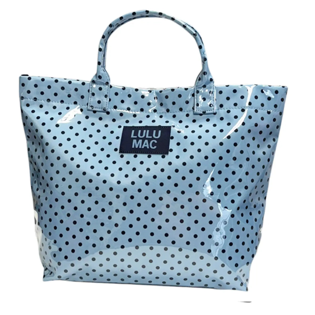 Lulu Mac Blue Polka Dot Tote Bag