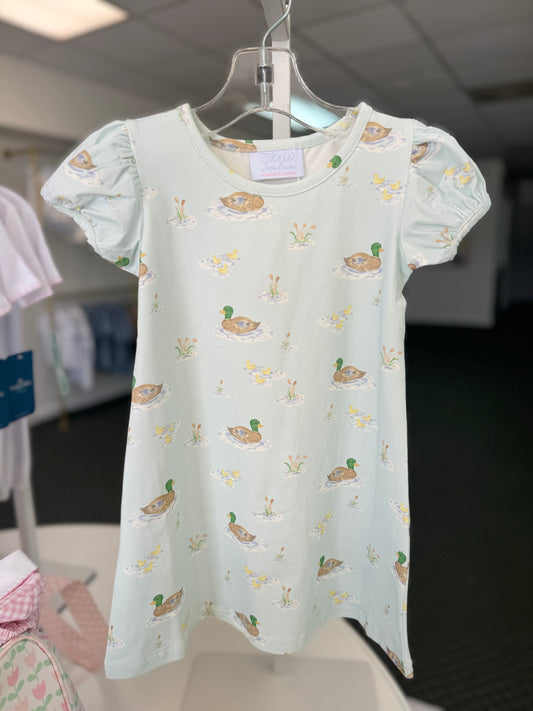 Pippa Play Dress - Ducks on the Pond
