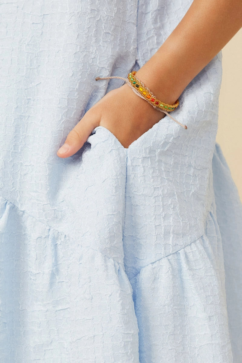 GIRLS PUFF SLEEVE DRESS