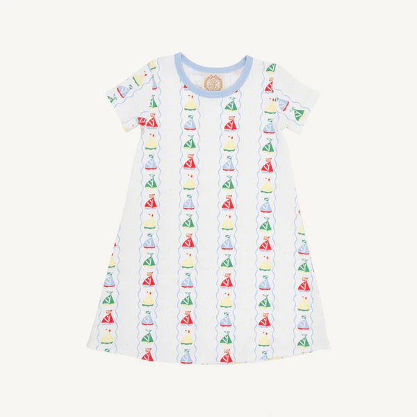 POLLY PLAY DRESS- SET SAIL/BEALE STREET BLUE