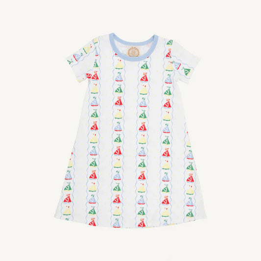 POLLY PLAY DRESS- SET SAIL/BEALE STREET BLUE