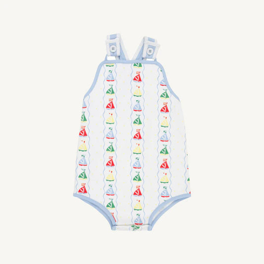 SKIPPER SUNSUIT- SET SAIL/BEALE STREET BLUE