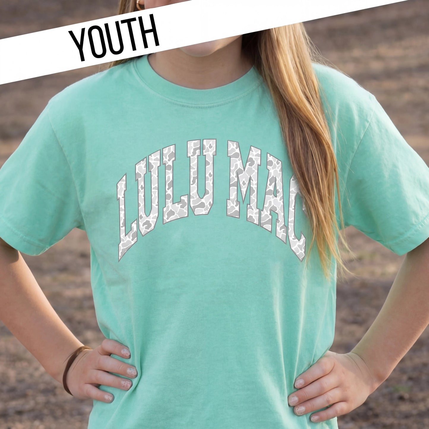 YOUTH LULU MAC TEE- CAMO