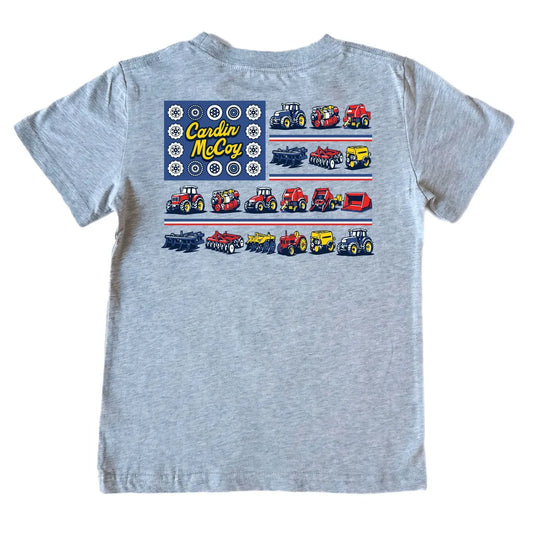 Kids’ Tractor Flag Tee