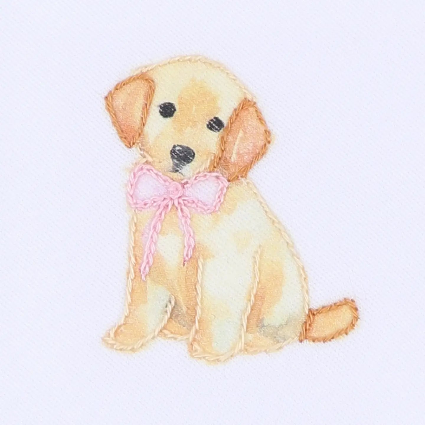 Sweet Golden Bib - Pink