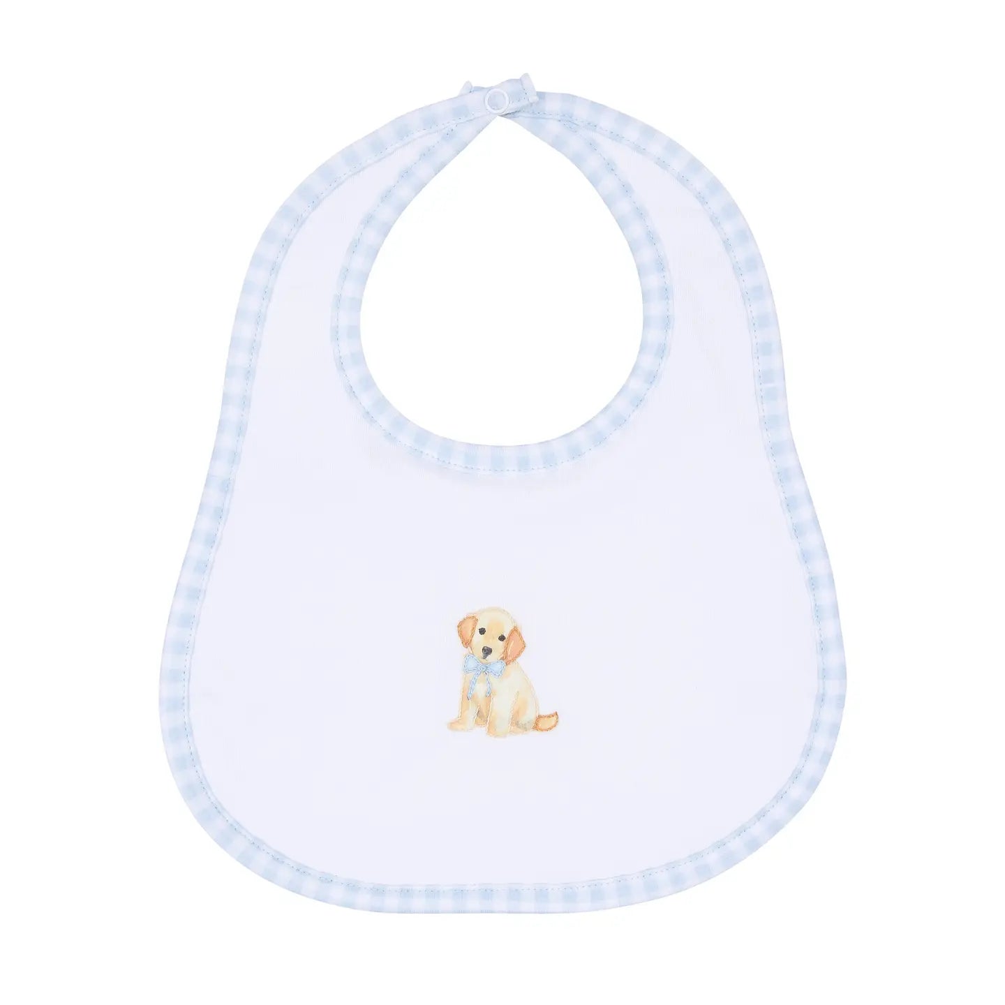Sweet Golden Bib - Light Blue