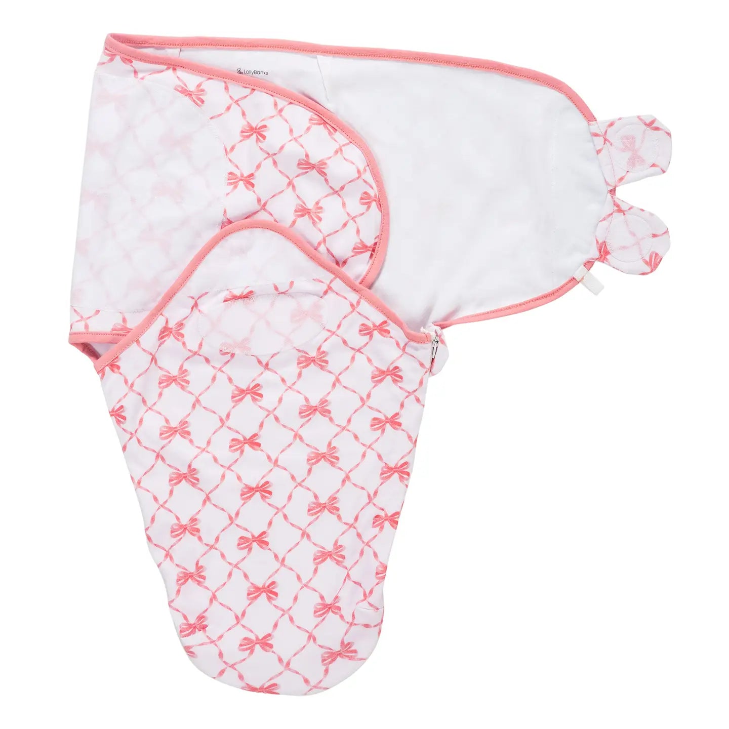 Beautiful Bows Velcro Swaddle