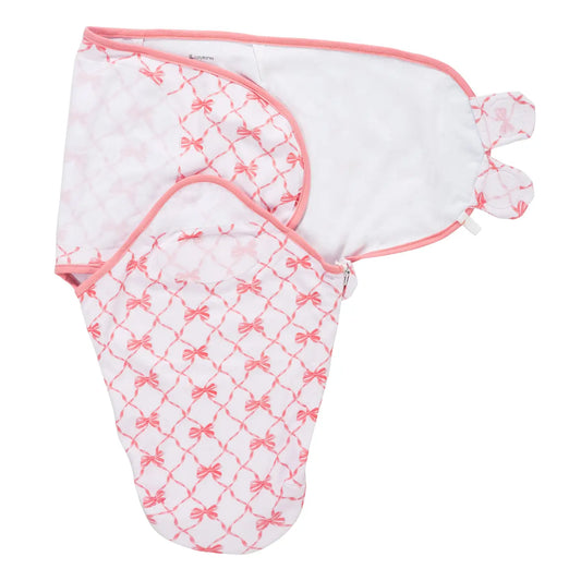 Beautiful Bows Velcro Swaddle