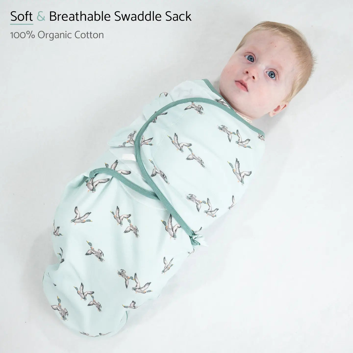 Mallard Duck Velcro Swaddle
