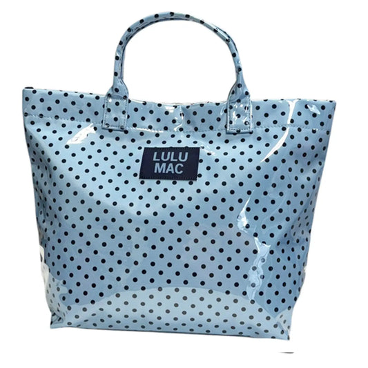 Lulu Mac Blue Polka Dot Tote Bag