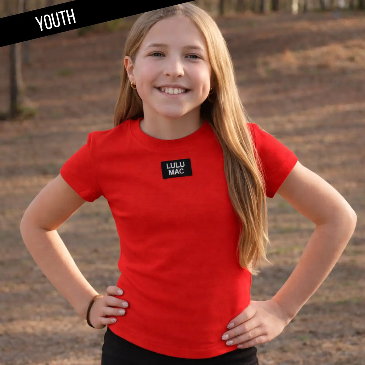 Youth Lulu Mac Red Baby Doll Top