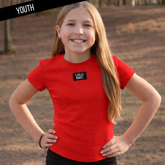 Youth Lulu Mac Red Baby Doll Top