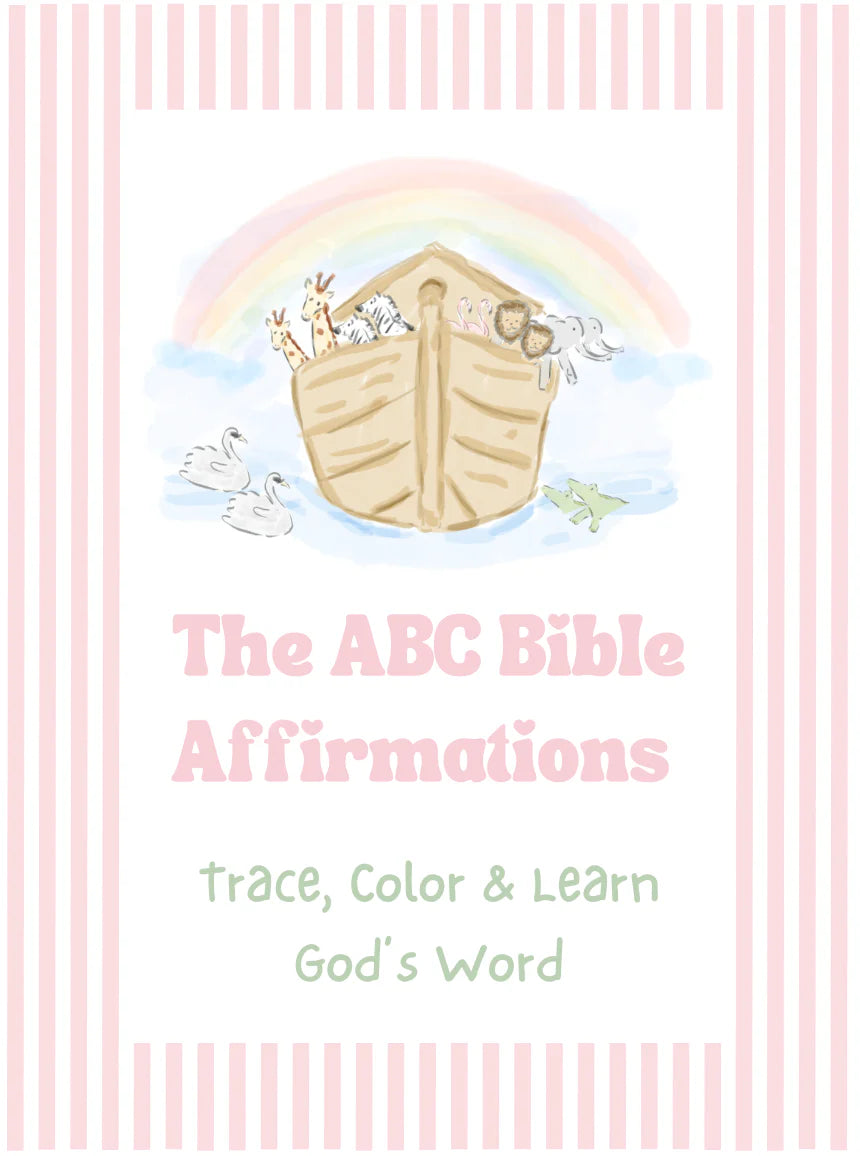 THE ABC BIBLE AFFIRMATIONS ACTIVITY BOOK- PINK