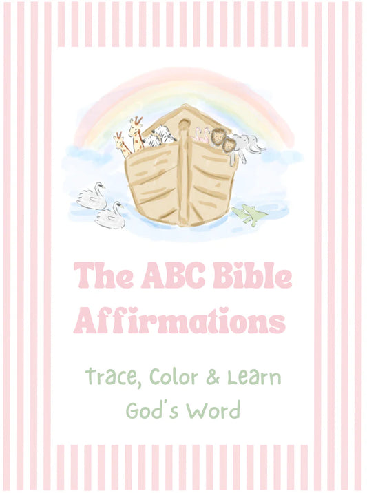 THE ABC BIBLE AFFIRMATIONS ACTIVITY BOOK- PINK