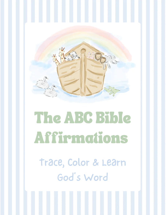 THE ABC BIBLE AFFIRMATIONS- BLUE
