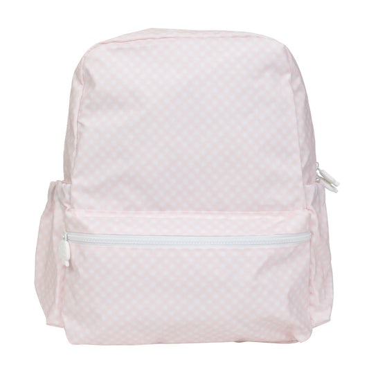 THE LARGE BACKPACK IN PINK GINGHAM